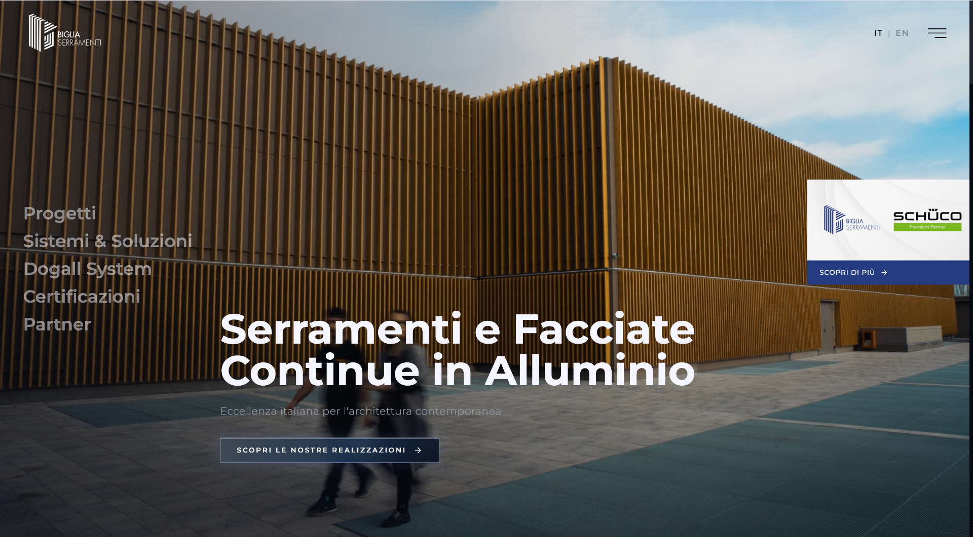 Biglia Serramenti — Homepage