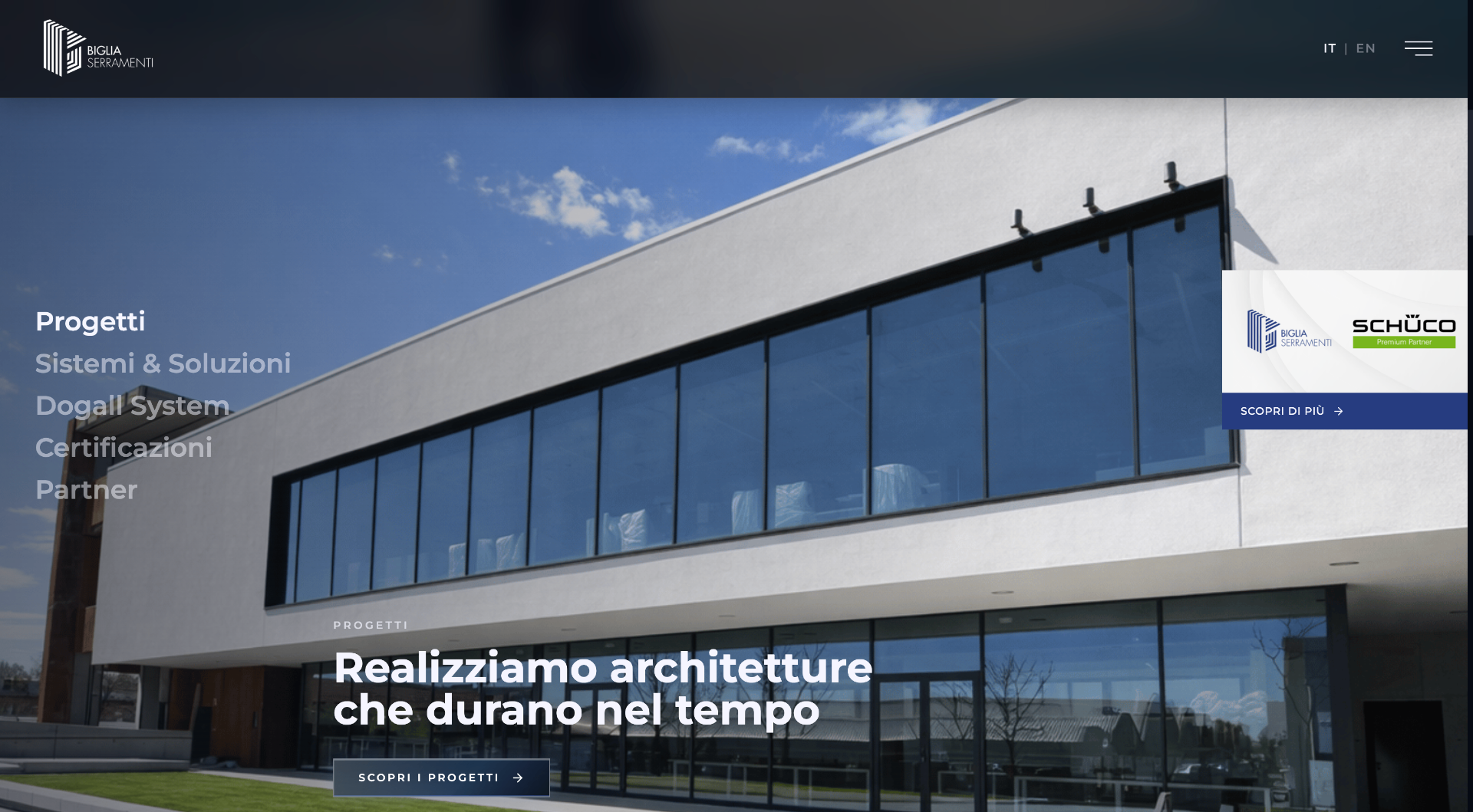 Biglia Serramenti — Progetti